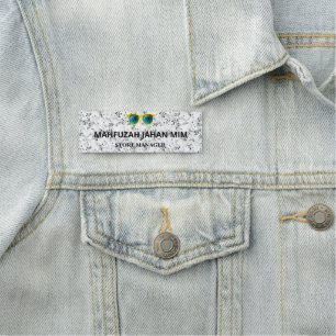 マグネット式、刺繍ロゴタグ 地元店舗とオンライン 名札