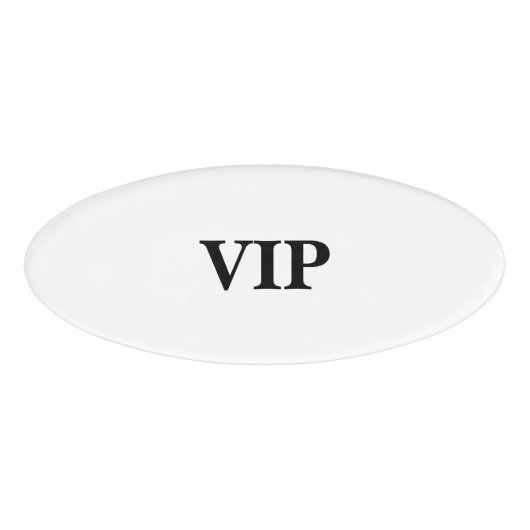 マグネット式VIPバッジ 名札 (正面)