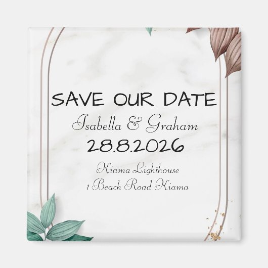 マグネット救 – 日付 マグネット (正面)