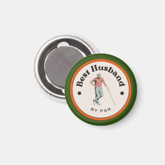 マグネット最高の – 夫バイパー – ゴルファー マグネット (正面/裏面)