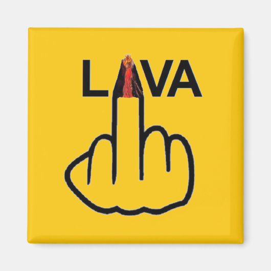 マグネット溶岩フリップ マグネット (正面)