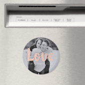 マグネット結婚式の引き出物とフォトバラ金ゴールドデザイン マグネット (インサイチュ (食洗機))