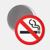 マグネット記号なし喫煙 マグネット (正面/裏面)