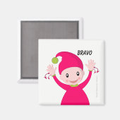 マグネット記号LSFブラボー マグネット (正面/裏面)