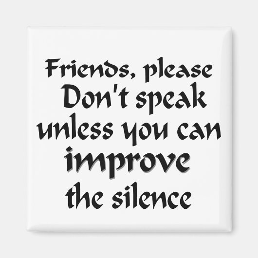 マグネット話しない マグネット (正面)