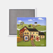 マグネット販売用キルト マグネット (正面/裏面)