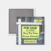 マグネット販売用ハウス マグネット (正面/裏面)