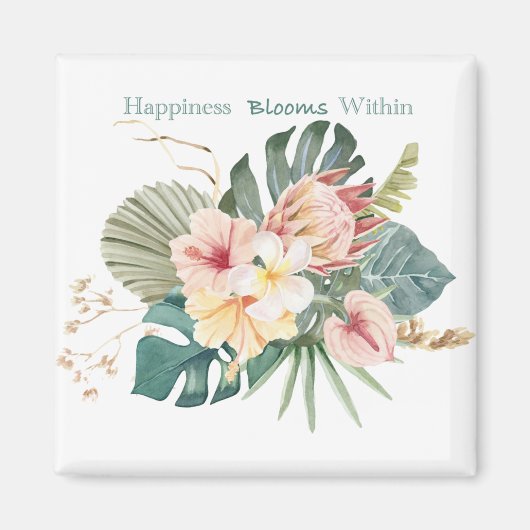 マグネット開花内の幸せクラシック マグネット (正面)