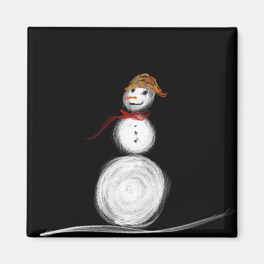 マグネット雪だるま マグネット (正面)