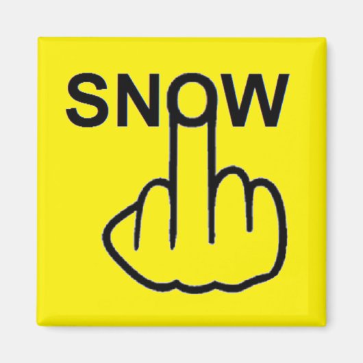 マグネット雪フリップ マグネット (正面)