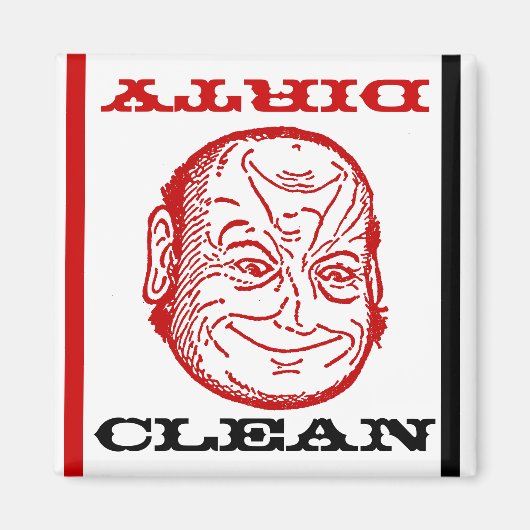 マグネット食洗機バトラー清浄汚れ光おもしろい マグネット (正面)