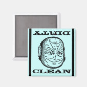 マグネット食洗機マンモーフクリーン汚れまたは錯覚 マグネット (正面/裏面)