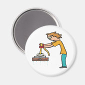 マグネット魚釣り磁石 マグネット (正面/裏面)