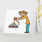 マグネット魚釣り カード (黄色い花)