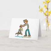 マグネット魚釣り カード (黄色い花)