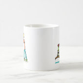 マグネット魚釣り コーヒーマグカップ (中央)
