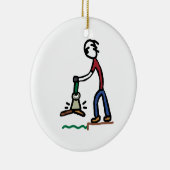 マグネット魚釣り セラミックオーナメント (右)