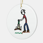 マグネット魚釣り セラミックオーナメント (左)