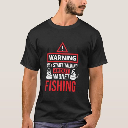 マグネット魚釣りMagnetic Fiについて話し始める Tシャツ (正面)
