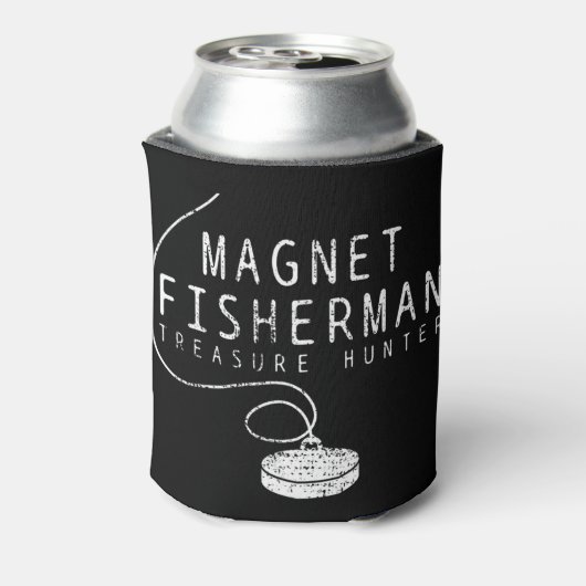 マグネット魚釣りTシャツメタルTシャツギフトティーコイン 缶クーラー (缶裏面)