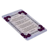 マグネット4"x6"の冷蔵に「おばあちゃん」の詩 マグネット (右側)