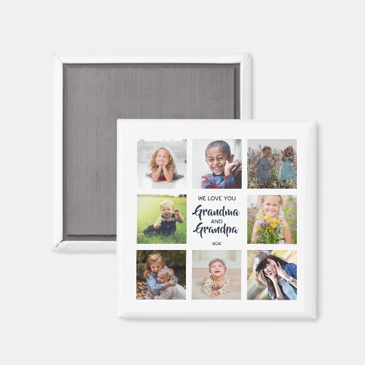 マグネット8枚のおばあちゃんの写真|過去記事 マグネット (正面/裏面)