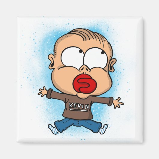 マグネット「おもしろいベビー」 マグネット (正面)