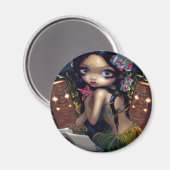 マグネット「アマラと本」 マグネット (正面/裏面)