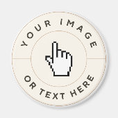 マグネット – カスタム文字（イメージの追加） (正面)