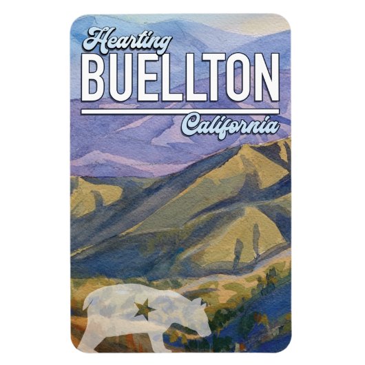 マグネット - カリフォルニアの山々  (縦)