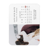 マグネット |カレンダー日付の保存 (縦)