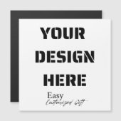 マグネット カード 5.25" 角形 (正面/裏面)