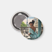 マグネット | ガールインパリ (正面/裏面)