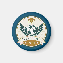 マグネット – サッカーパーソナライズされた- – 名前の追加