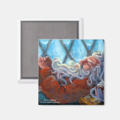 マグネット「サンタ昼寝」 マグネット (正面/裏面)