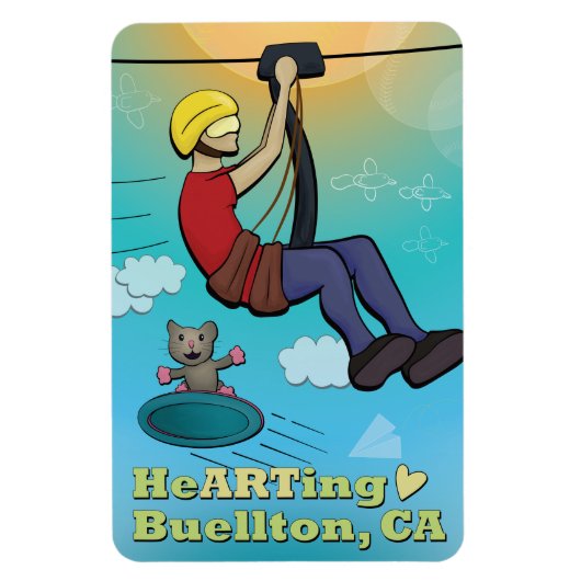 マグネット – スポーティな空 (縦)