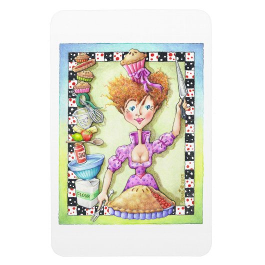 マグネット – タルトのクイーン (縦)