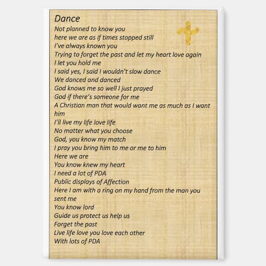 マグネット「ダンス」 マグネット (正面)