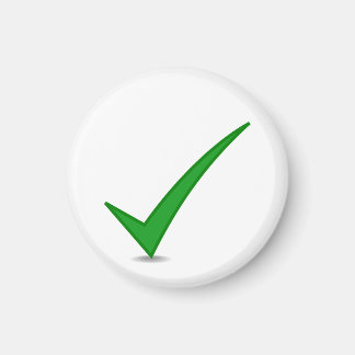 マグネット：チェックマーク！キッチンまたはホワイトボード。 マグネット