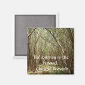 マグネット：ツリー感動的パス付き/... カスタマイズ -  マグネット (正面/裏面)