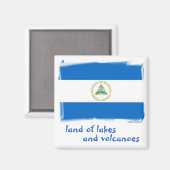 マグネット – ニカラグア国旗 (正面/裏面)