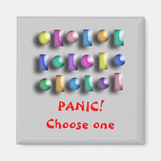 マグネット – パニックボタン (正面)