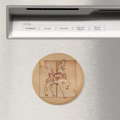 マグネット – パープルポニー回転木馬 (インサイチュ (食洗機))