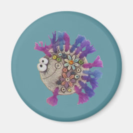 マグネット – パープルヤーンフィッシュ – ベビー