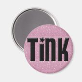 マグネット – ピンクハート (正面/裏面)