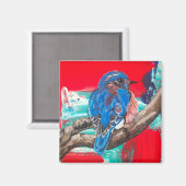 マグネット – ブルーバード (正面/裏面)