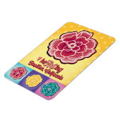 マグネット – ポップ・アートのバラ- Buelton.Art (左側)