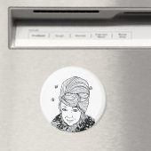 マグネット：マリリンと蜂の巣髪型 マグネット (インサイチュ (食洗機))