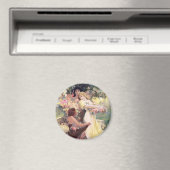 マグネット：ミュシャ-春の精神 マグネット (インサイチュ (食洗機))