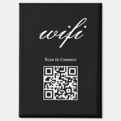 マグネット | モダンWi-Fi QRコード (正面)